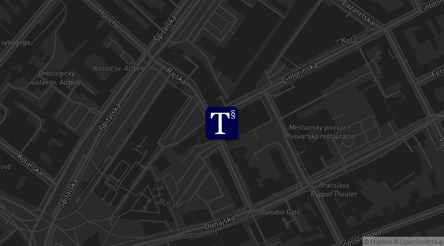 Mapa: Rajská 15/A, 811 08 Bratislava